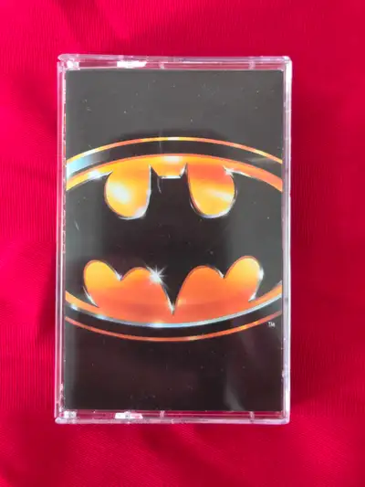 VINTAGE 1989, BATMAN THE MOTION PICTURE SOUNDTRACK CASSETTE!!!, View more