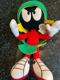 Vintage 1997 Applause Marvin the Martian 14" Plush Stuffed Toy