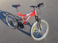 24 in MOUNTAIN bicycle,  red