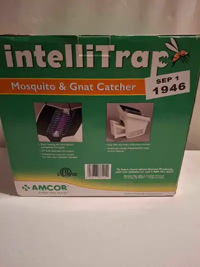 Keep your indoor and outdoor spaces free of pesky mosquitoes and gnats with the Amcor IntelliTrap Mo...