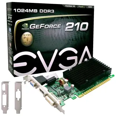 Carte graphique/ GPU Nvidia Geforce 210, HDMI dvi, vga 1 Go DDR3, View more