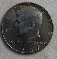 Kennedy Half Dollar 1967 -  USA