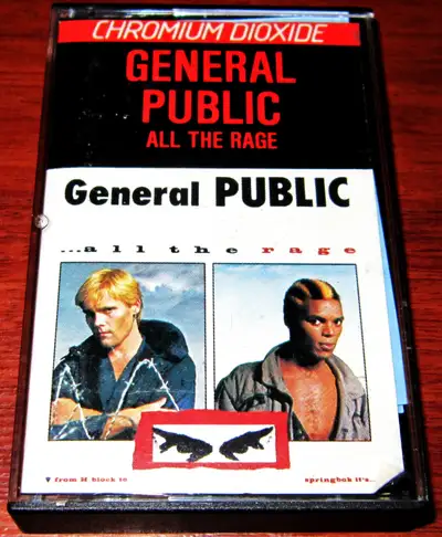 Cassette Tape :: General Public – ...All The Rage $7 Dollars A1 Hot You're Cool A2 Tenderness A3 Anx...