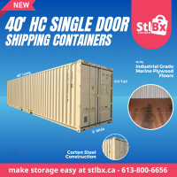 New 40ft High Cube Storage Container - Sale in Ottawa!!