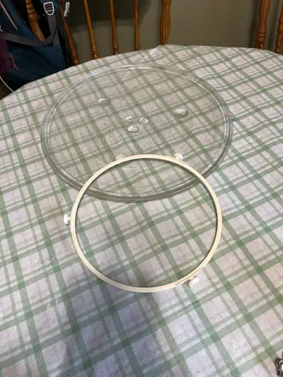 assiette à four micro-ondes avec anneaux , View more