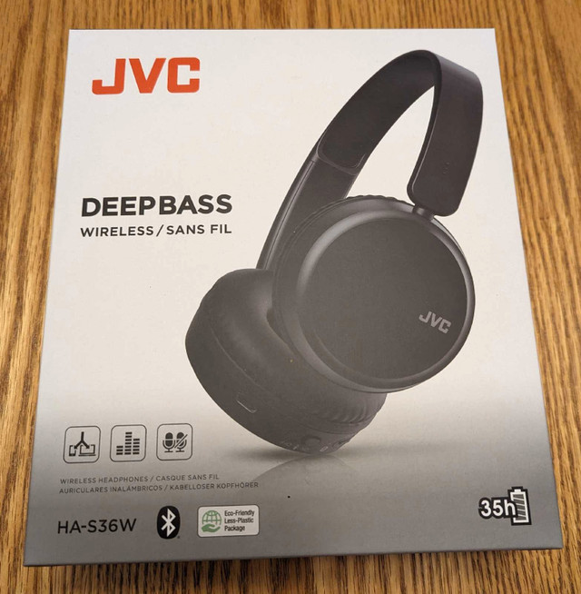 BRAND NEW - JVC Deep Bass Wireless Headphones, Bluetooth 5.2 in Headphones in St. Catharines - Image 2