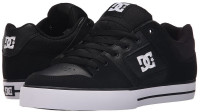 BRAND NEW! DC Men's Pure Skate Shoes, Black/Black/White, 9.5