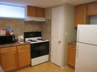Suite for rent in basement in quiet neighbourhood. Close to schools. playgrounds, and downtown. No p...