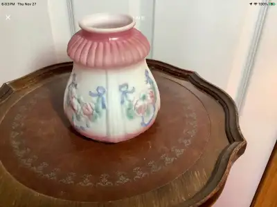 Vt Frosted Glass Lamp Shade Embossed Hd Ptd Floral Motifs, View more