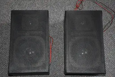 Shelf Speakers, Black, Enclosed, 15-watt output, View more
