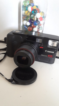 Canon Sure Shot Megazoom 105 Point & Shoot Film Camera