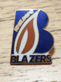 Dated 1986 WHL Kamloops Blazers WHL lapel pin