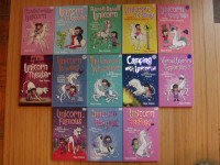 PHOEBE AND HER UNICORN ADVENTURE  - BOOKS 1-5; 7-11, 13, 15