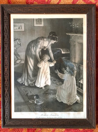 Antique print for Mother's Day