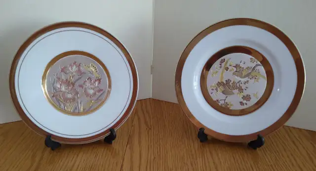 GOLD EDGED PLATES