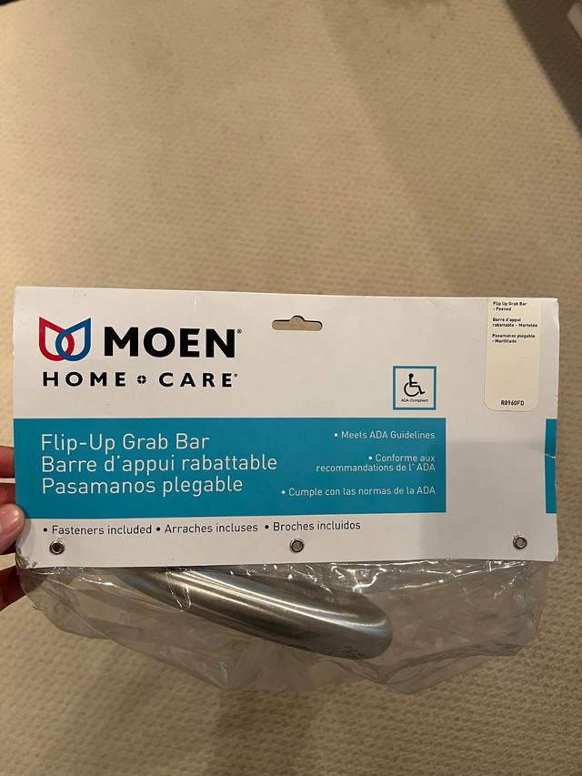 Moen Flip Up Bathroom Grab Bar - ADA Compliant in Health & Special Needs in Calgary - Image 3
