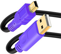 Mini USB cable to USB, 30 feet length