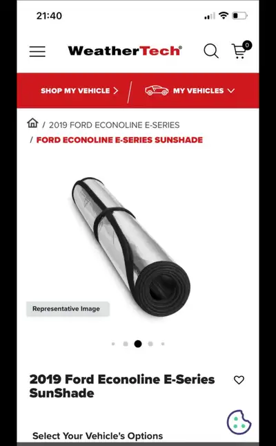 Keep your Ford Econoline E-Series RV cool and protected from the sun with this Weathertech full cove...