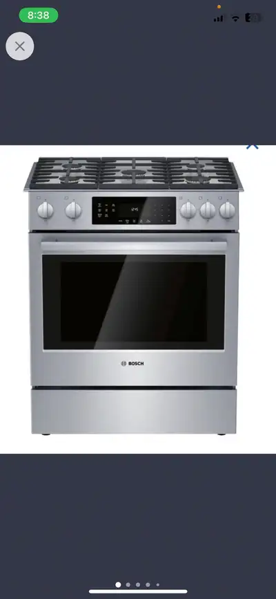 New Bosch convection stove, View more