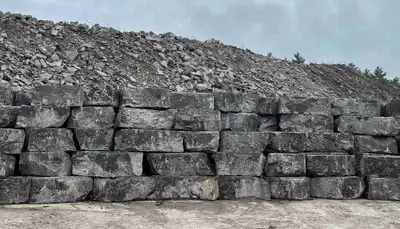 Trailer load of Armour Stone, View more