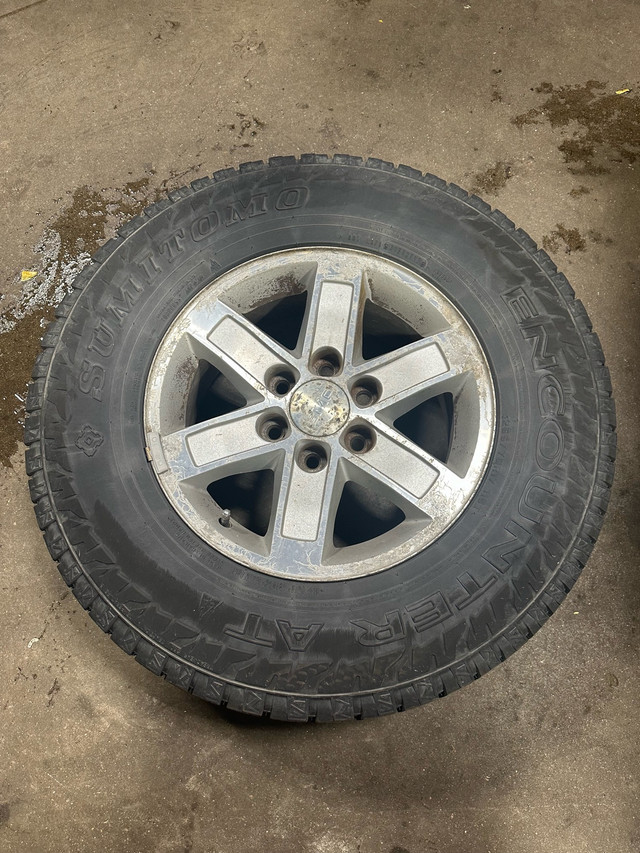 17 inch GMC rims with good tires  in Tires & Rims in Mississauga / Peel Region