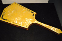 Vintage Art Nuoveau Bakelite Celluloid Hand Mirror