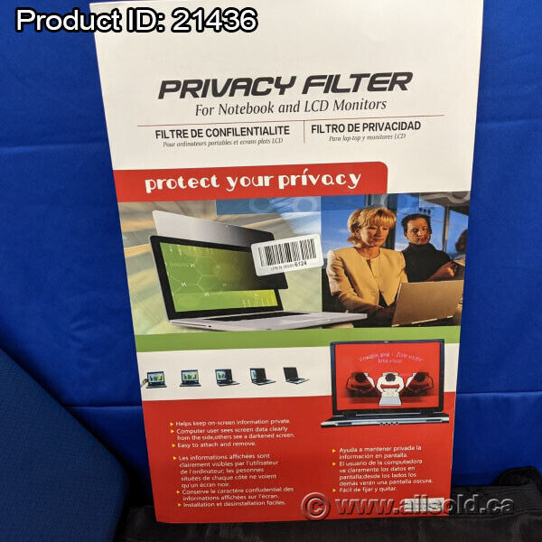 Privacy Filter for Notebook and LCD Monitors 16:9 27" in Monitors in Calgary