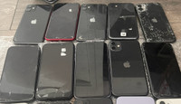 Broken Apple Iphone 11 lot (ICloud)