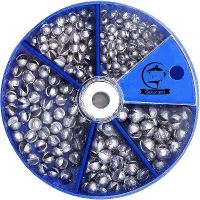 Fishing Weights Sinkers,230pcs/107pcs Lead Split Shot Weights,Re, View more