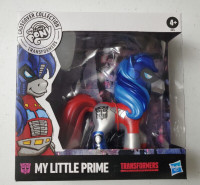 New in box my little prime pony transformers crossover