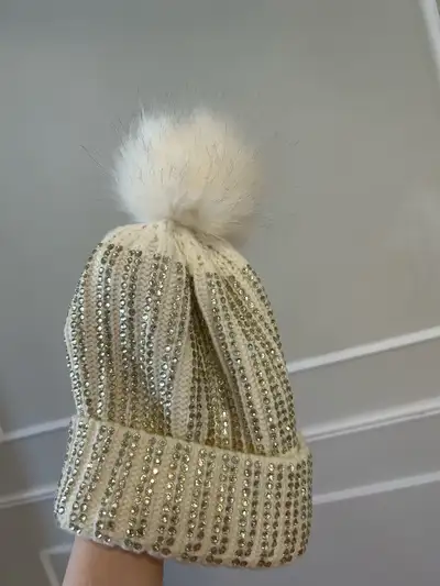 Aldo ✨Rhinestone Knit Hat, View more
