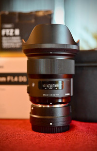 Sigma ART 24mm F1.4 DG Nikon F + FTZ II adapter