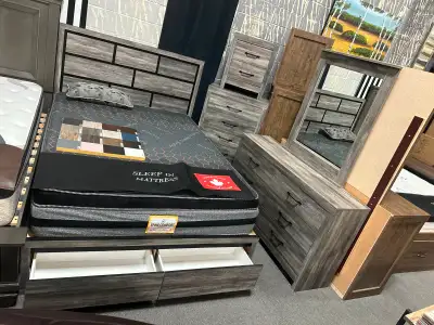 6pc Canadian made Queen bedroom set for only $999., View more