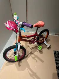 Girl’s Bike with Training Wheels - $100