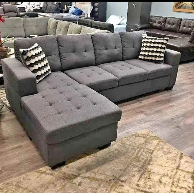 Brand New Sectional Sofa Set Low Price Fast Delivery Montreal in Couches & Futons in Drummondville - Image 2