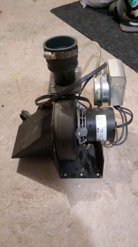 Water heater blower and pressure switch 