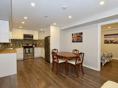 Furnished, All- Inclusive Lower Level Suite In Etobicoke!