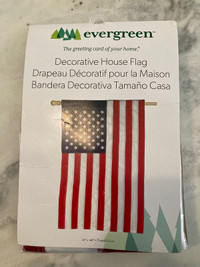  Decorative American House Flag 28” x 44” NEW