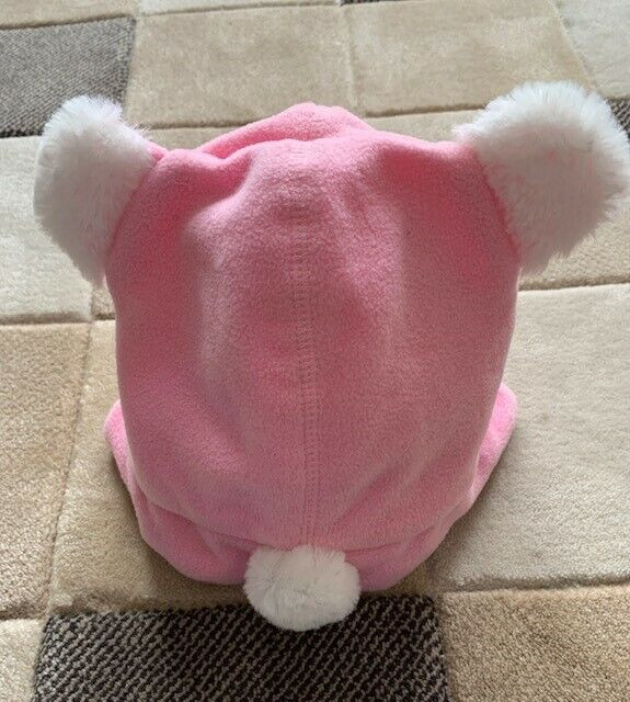 New Calikids Pink Bear Winter Hat – Size Large (18m - 3Years) in Clothing - 18-24 Months in London - Image 3