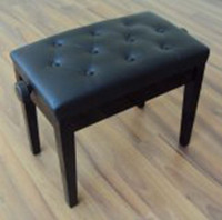 Adjustable Piano Bench Stool Black P-22ZBK