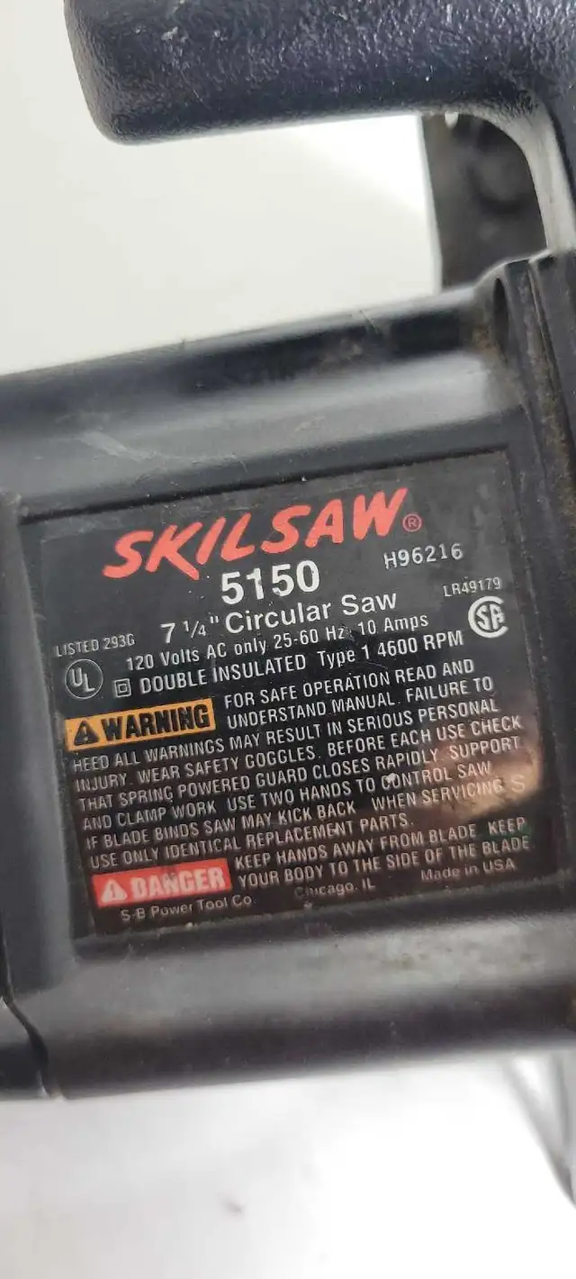Skilsaw 7 1-4" circular saw in Power Tools in Oakville / Halton Region - Image 5