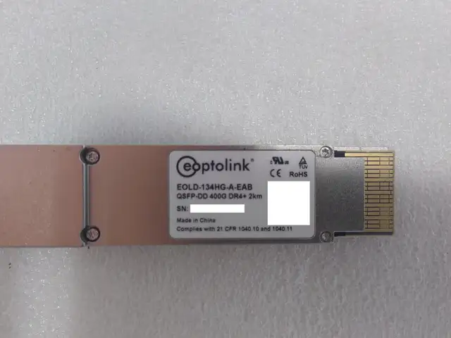 Eoptolink EOLD-134HG-A-EAB QSFP-DD 400G DR4+2km Transceiver Modu535727075314247681