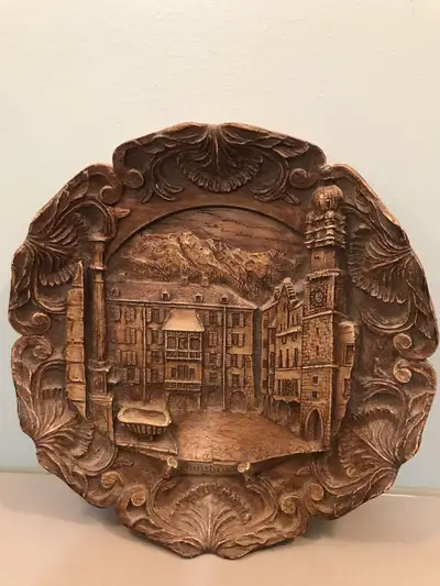 Vintage Resin Wall Plaque , View more