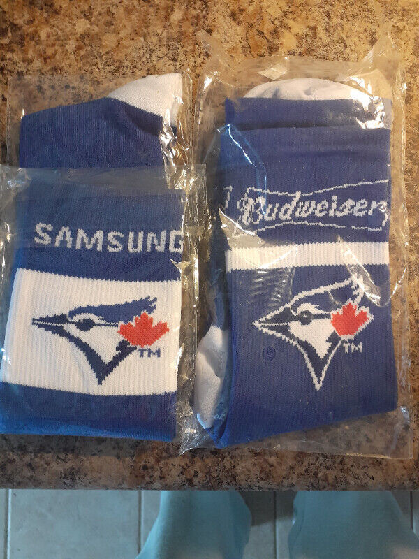 Toronto Blue Jay Collectable  Budweiser/ Samsung Socks in Arts & Collectibles in Oakville / Halton Region - Image 2
