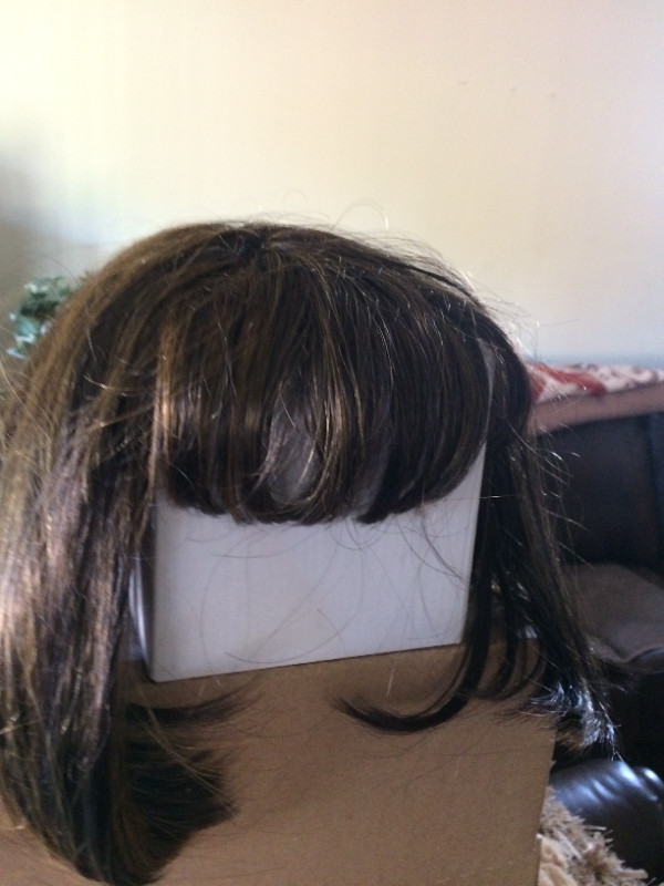 New Brunette Amanda Lux Hair Wig (shoulder length) $455 in Costumes in Port Alberni - Image 4