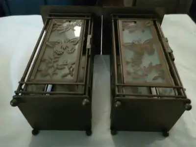 Hanging candle-house holders -new like cond., View more