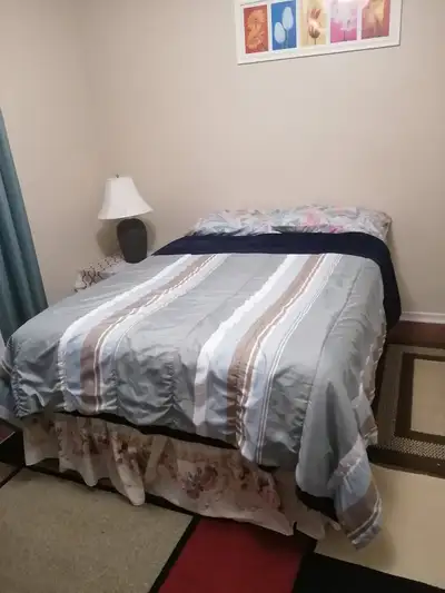 Furnished Room for rent, bright, clean, quite close to bus stop, LRT Station, Safeway, Concordia Uni...