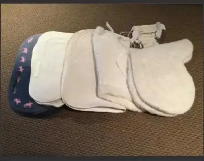 3 saddle pads We’re used for English Riding 1 Horse Hat in good condition