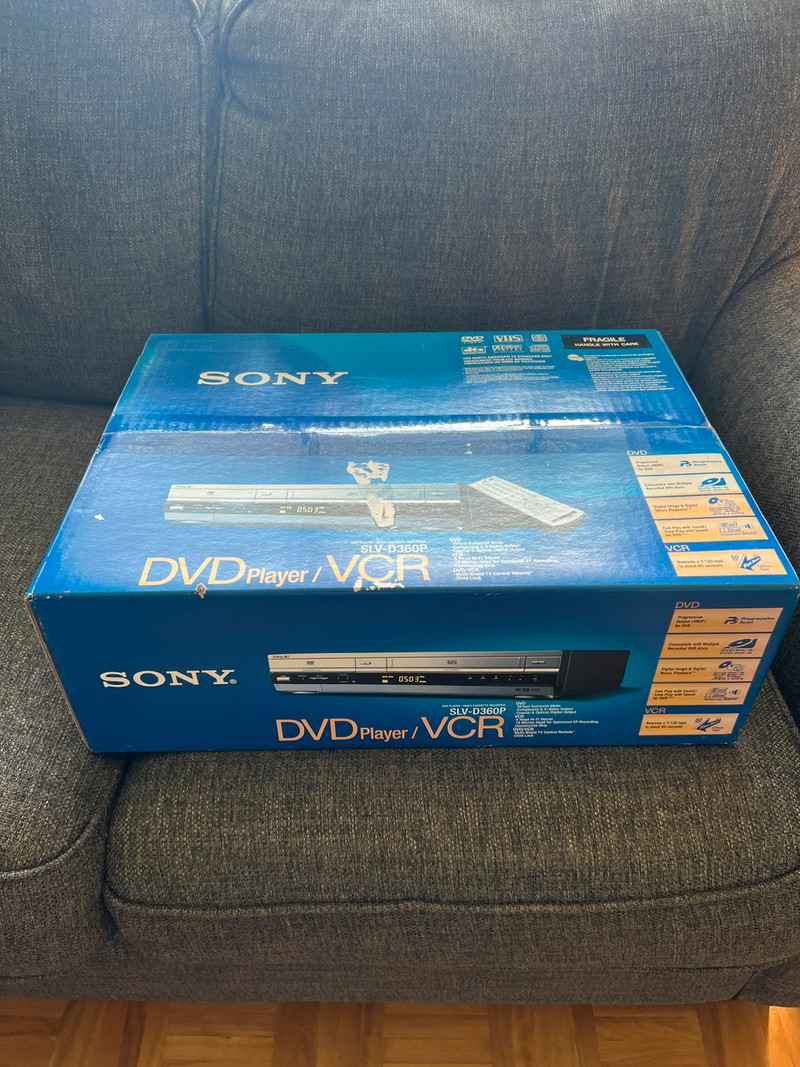 New Sony DVD VCR Combo Player SLV-D360P for sale  