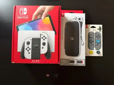 Ensemble Nintendo Switch OLED (Excellente Condition), View more